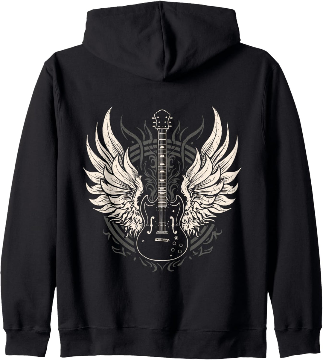 Gitarre Geschenk für Gitarristen Retro Vintage Gitarre Kapuzenjacke
