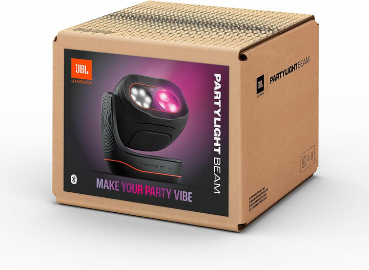 JBL PartyLight Beam, Bluetooth-RGB-LED-Lichteffektprojektor für JBL PartyBox -Lautsprecher, Party-Be