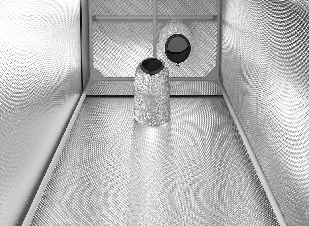 GALAXYFARM - Growzelt Galaxyfarm Luna Lite, Grow Box mit Lüftungsöffnungen, für den Innenanbau - Gro