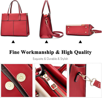 FANDARE Elegante Umhängetaschen Damen Schultertasche Verstellbare Frauen Handtasche PU Leder Wasserd