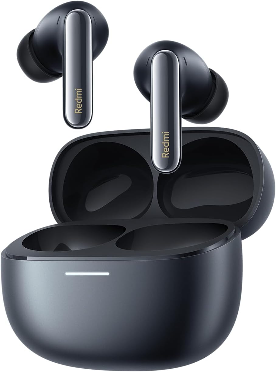 XIAOMI Redmi Buds 6 Pro Black - 36h Akkulaufzeit, Triple-Treiber Hi-Fi Klang, 55dB ANC, 20 ANC-Level