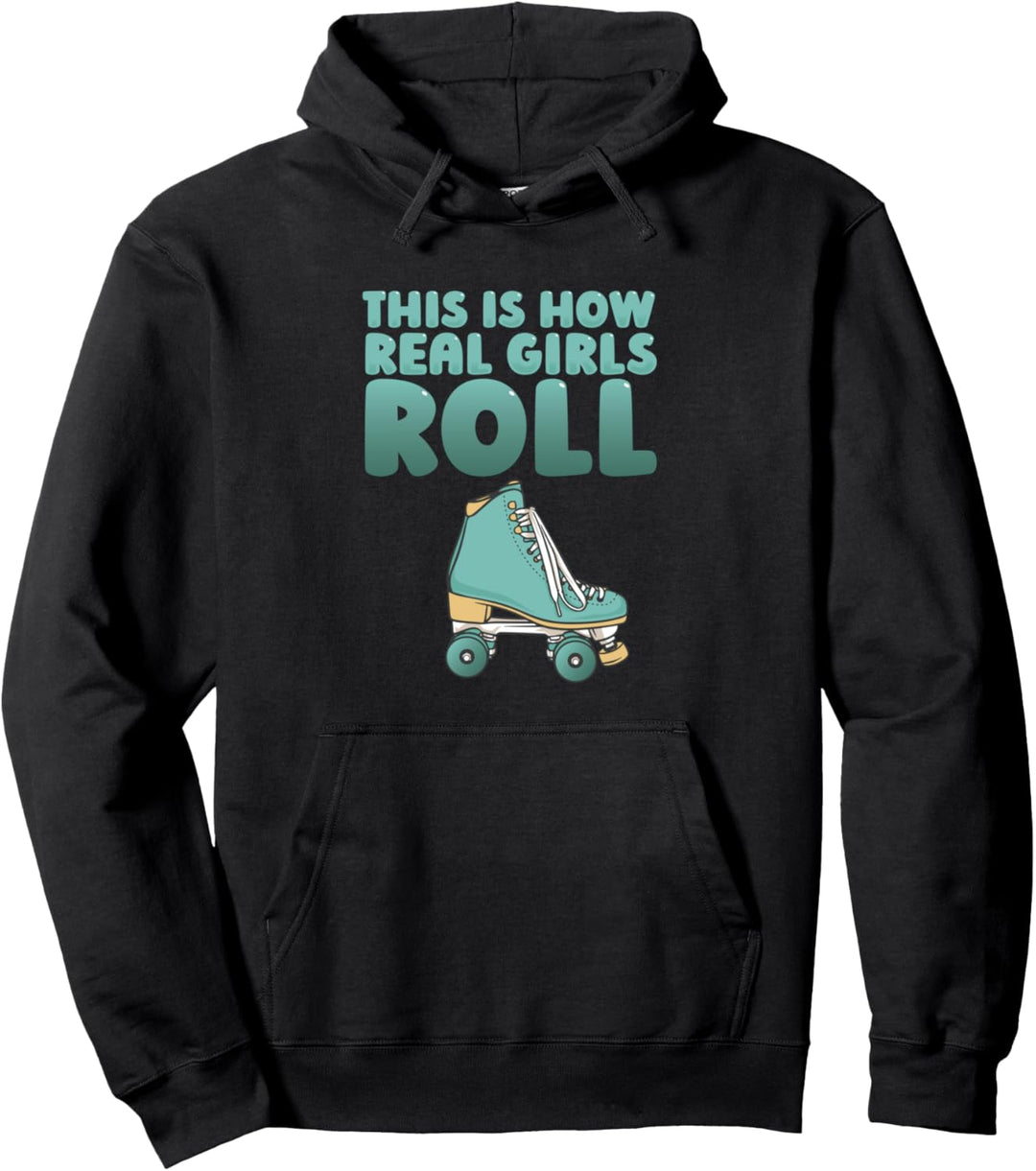 Rollschuh Laufen Roller Skates - Skater Rollschuhe Pullover Hoodie
