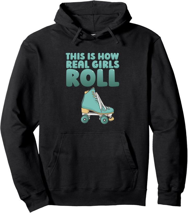 Rollschuh Laufen Roller Skates - Skater Rollschuhe Pullover Hoodie