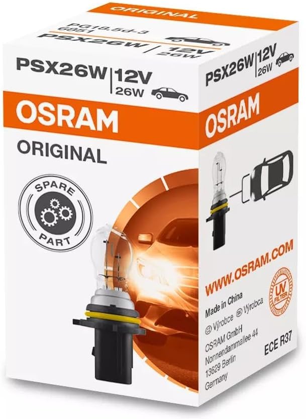 PSX26W OSRAM Lampen Autolampen 26W 6851 Kompatibel mit AUDI A4 Avant 8K5, B8 A5 Sportback 8TA A4 Lim