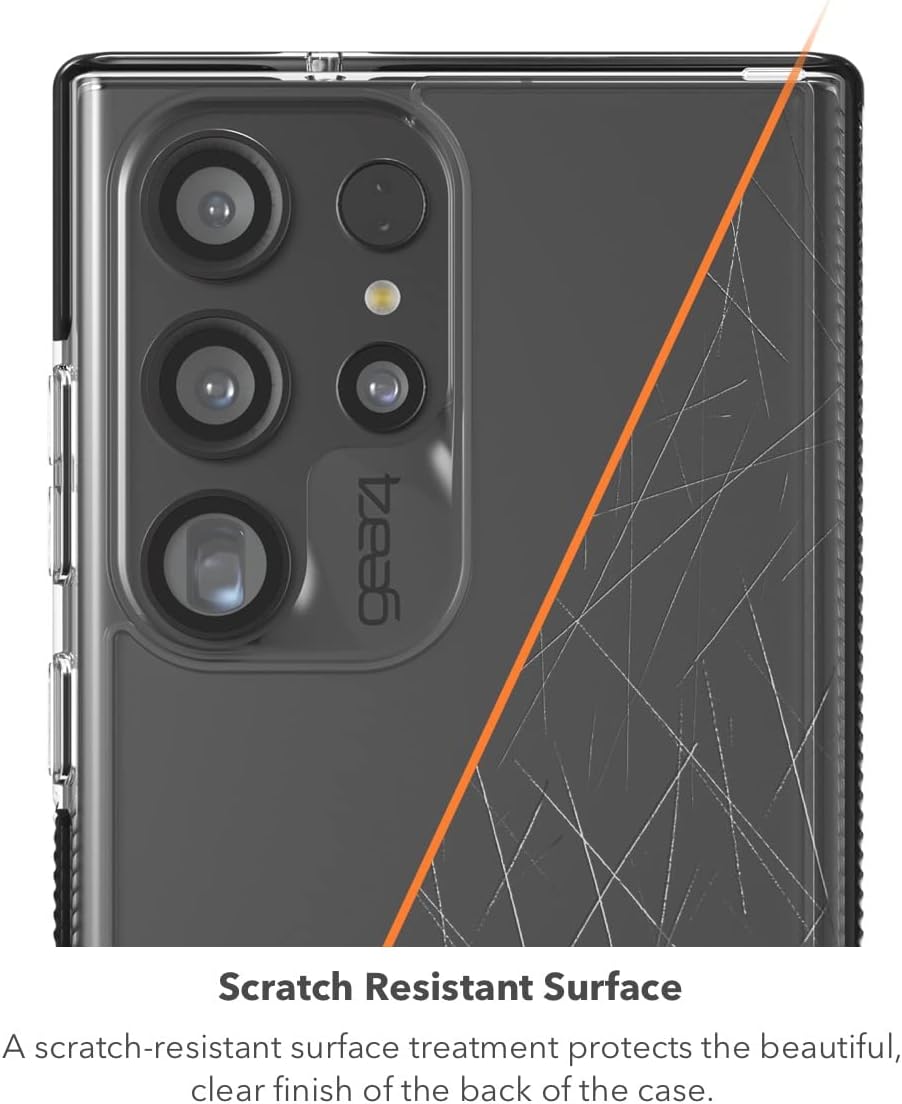 Gear4 ZAGG Santa Cruz Snap - MagSafe-kompatibles durchsichtiges Gehäuse, das das D3O®-Schutzmaterial
