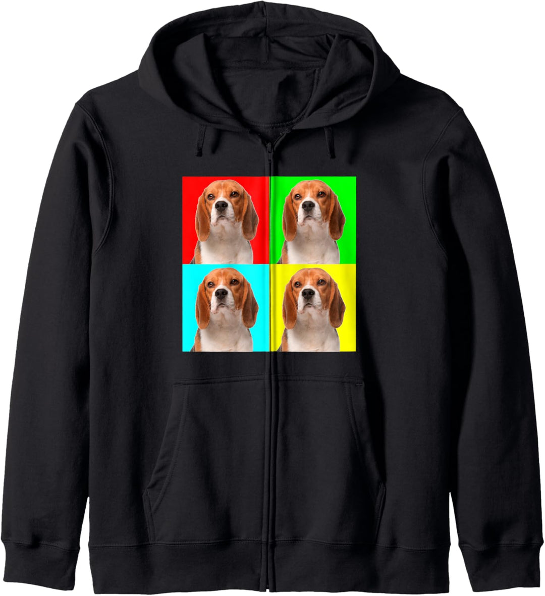 Pop Art Dog Beagle Kapuzenjacke