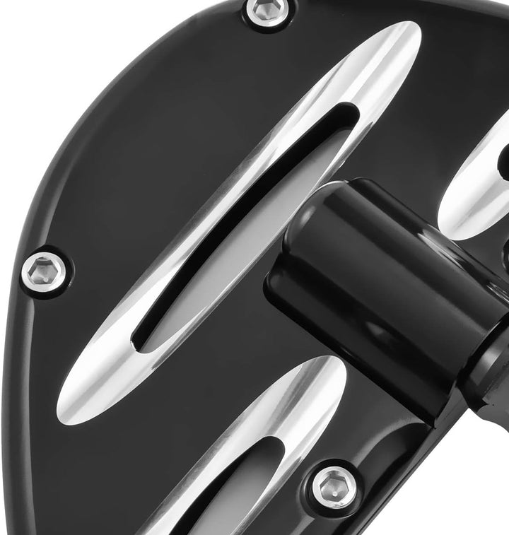 TUINCYN Motorrad CNC Fussrasten Trittbrett für Harley Touring FLH Road King