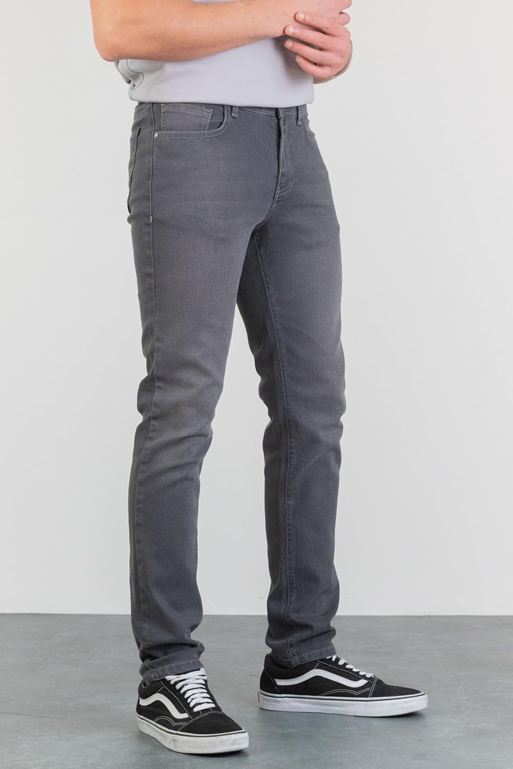 HALAT'S Herren Jeans Slim Fit - Baumwolle Jeanshose Stretch für Herren mit Schlanke Elastizität 30W