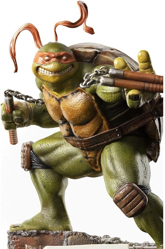 Iron Studio TMNT Michelangelo Statuette ArtScale BDS 1/10, 26 cm Standard, Standard