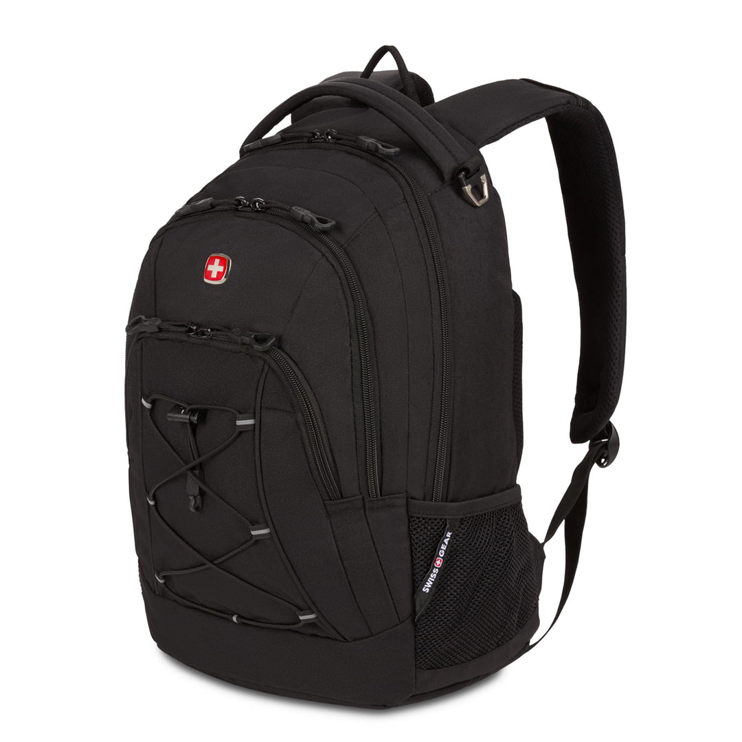 Swiss Gear Unisex 1186 Bungee-rucksack Rucksack (1er Pack) 17-inch Schwarz, 17-inch Schwarz
