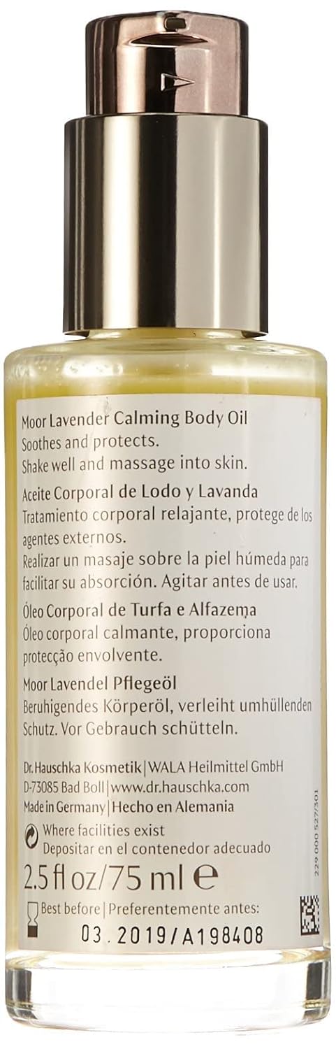 Dr. Hauschka Moor Lavendel Pflegeöl unisex, beruhigendes Körperöl, 75 ml