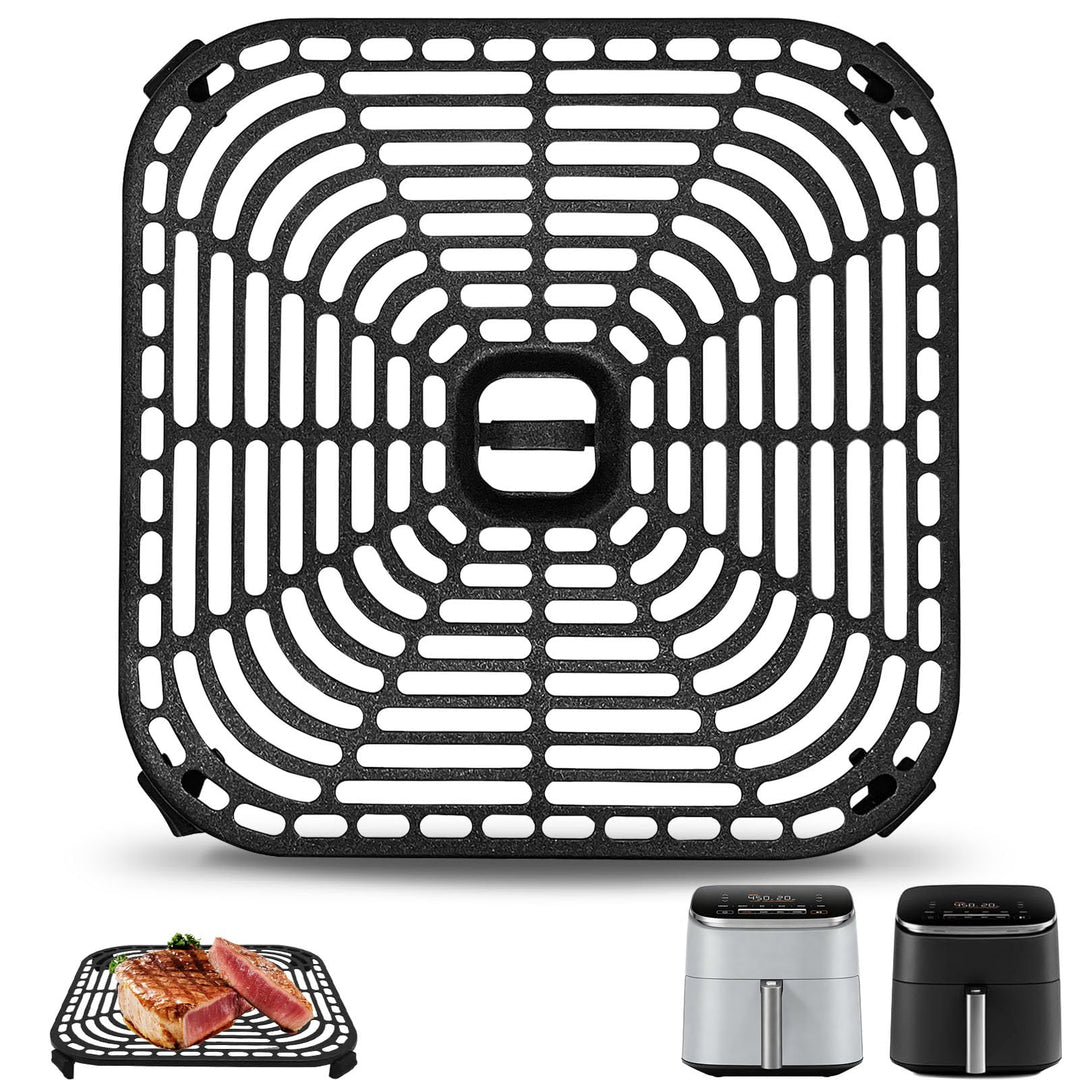 Fritteusen-Grillpfanne für COSORI Air Fryer TurboBlaze 6 QT, Antihaft 22,6 x 22,6 cm quadratisches G