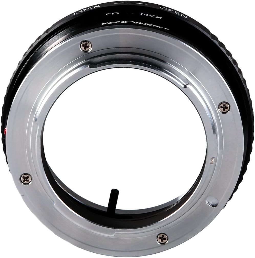 K&amp;F Concept® FD-NEX II Kupfer-Bajonett Objektivadapter,Adapter Ring,Canon FD Adapter,Objektiv Adapte