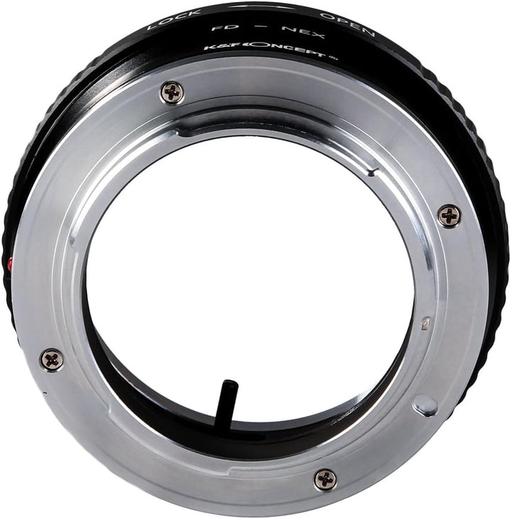 K&amp;F Concept® FD-NEX II Kupfer-Bajonett Objektivadapter,Adapter Ring,Canon FD Adapter,Objektiv Adapte