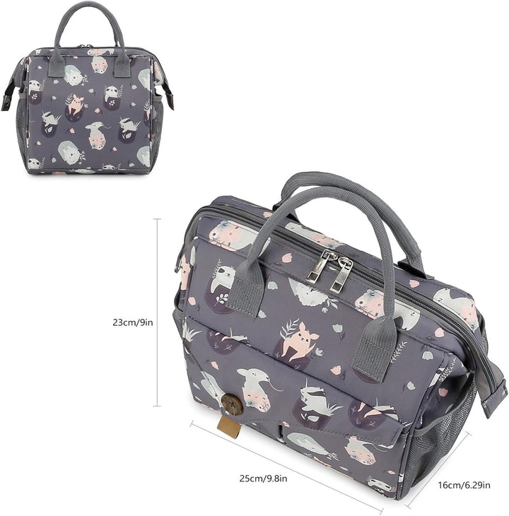 Wickeltaschen – grosse Wickeltasche mit mehreren Fächern – geteilte grosse Reise-Wickeltasche, multi