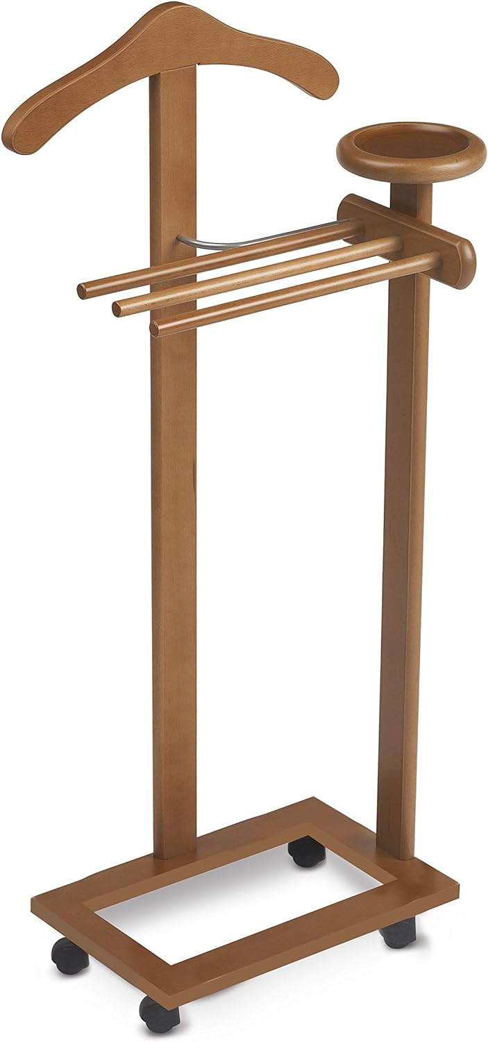 Arredamenti Italia Herrendiener für Schlafzimmer ANTIMO, Holz - Farbe: Kirsche Holz AR-It il Cuore d