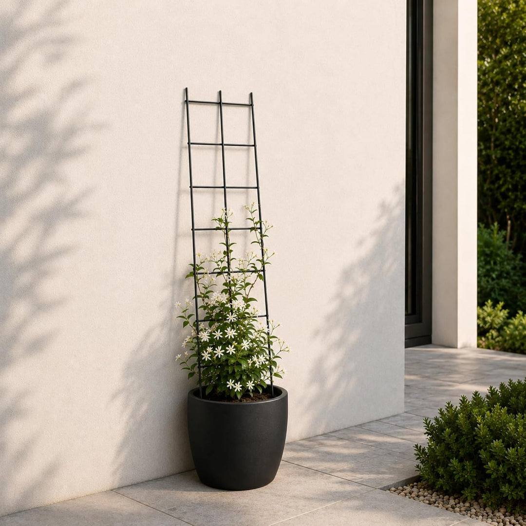 KADAX Rankgitter, Rankhilfe aus Stahl, Wandgitter für Pflanzen, Garten, Balkon, Terrasse, Drahtgitte