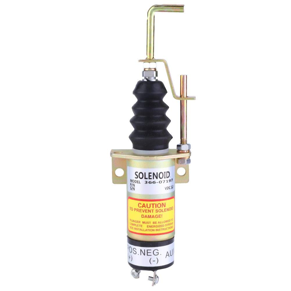 Kraftstoff Absperr Magnetventil, 366-07197 SA-3405T Elektrisches Magnetventil für Elektrischen Gener