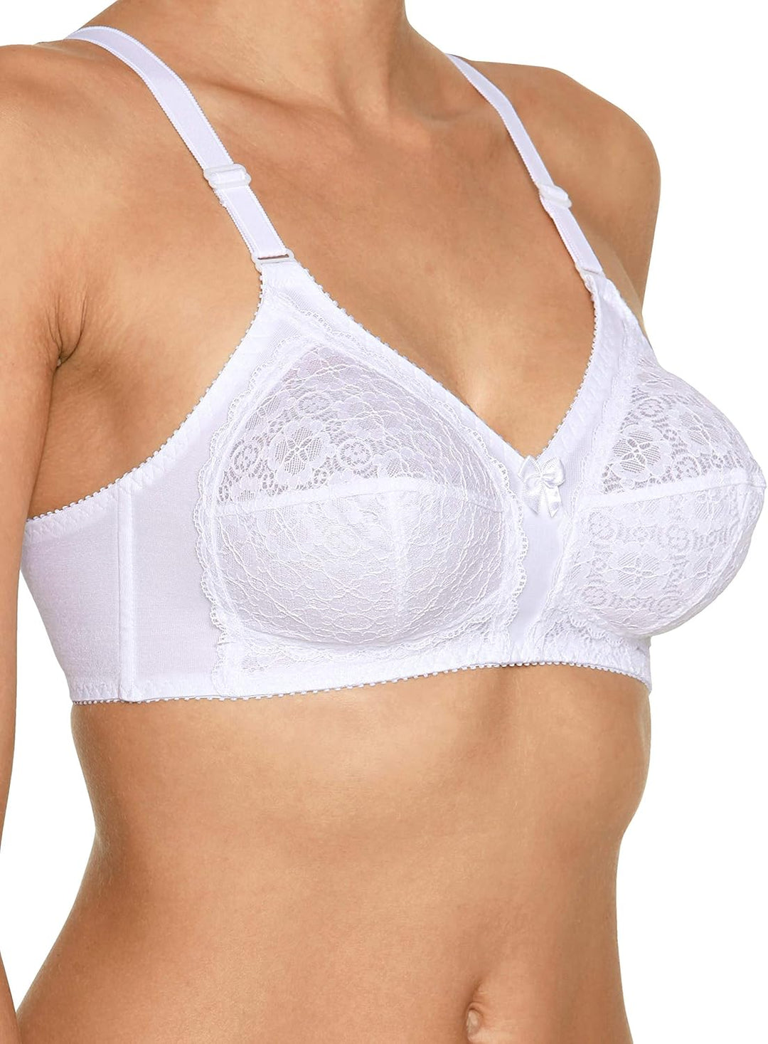 Format Damen Stassfurter BH Ohne Bügel in weiss in Blenden-Form