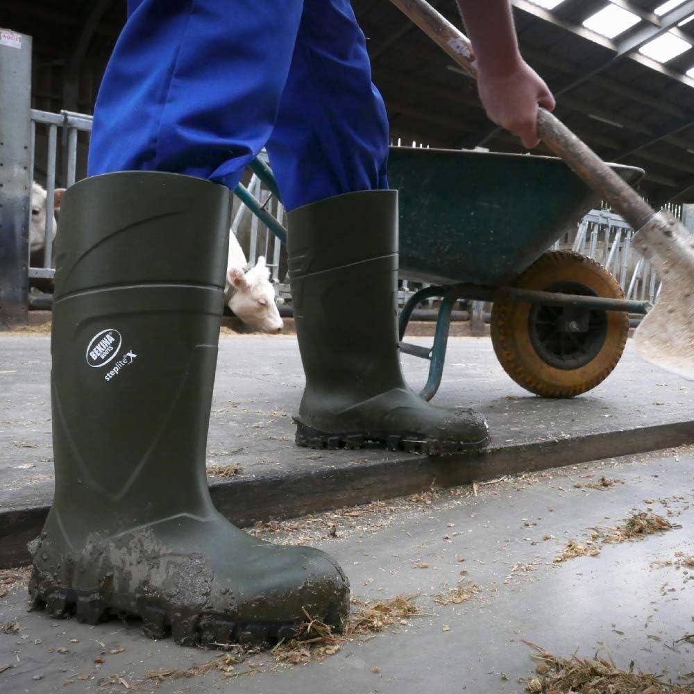 Bekina Steplite X O4 Robuste Sicherheitsstiefel für Herren und Damen ohne Stahlkappe, rutschfest, We