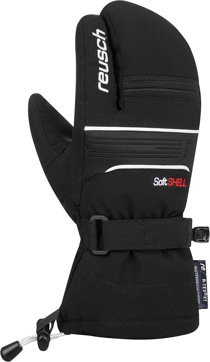 Reusch Unisex Jugend Kondor R-tex Xt Junior Lobster Kinder Handschuhe 3 schwarz-weiss, 3 schwarz-wei