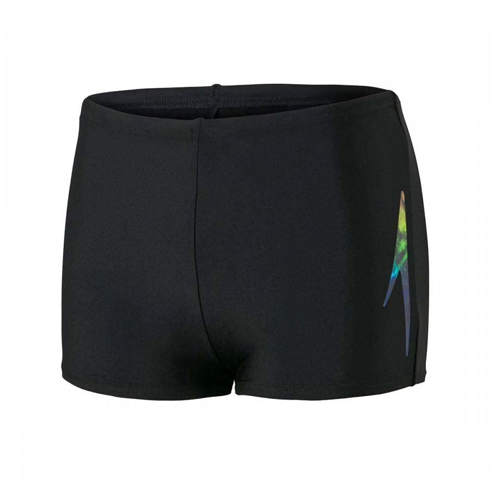 Speedo Jungen Boom Digital Plastisol Aquashort Jm Schwimm-Slips 5-6 Schwarz / Türkis (Pool) / Citrus