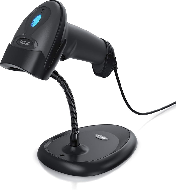 CSL - QR Barcode Scanner 2D - USB Laser Barcodescanner kabelgebunden - Single und Multi Scan - Bilds