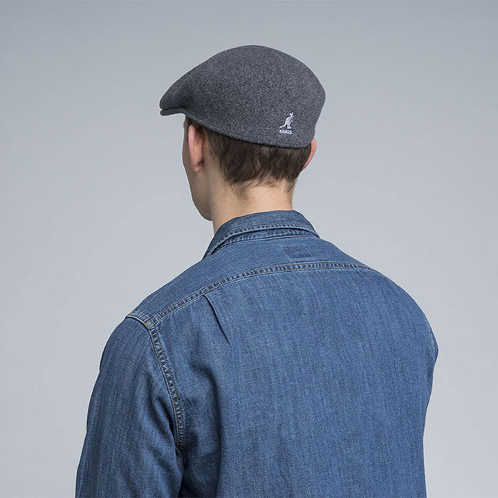 Kangol Herren Schirmmütze Wool 504 S Anthrazit, S Anthrazit