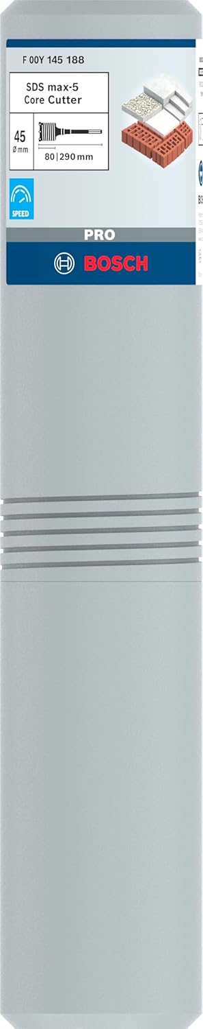 Bosch Accessories Bosch Professional Hohl-Bohrkrone SDS-max-9 Core Cutter einteilig (Ø 45 mm) 45 mm