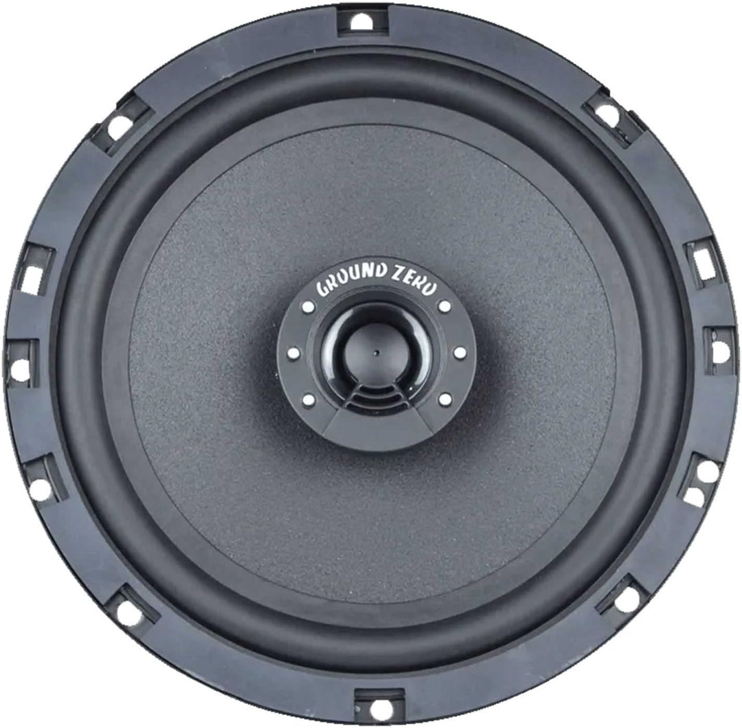 Ground Zero GZIF 6501FX, 2-Wege Koaxial-Lautsprechersystem mit geringer Einbautiefe, 110 Watt max