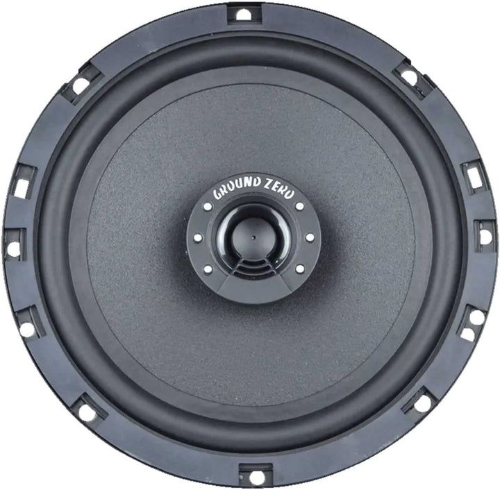 Ground Zero GZIF 6501FX, 2-Wege Koaxial-Lautsprechersystem mit geringer Einbautiefe, 110 Watt max