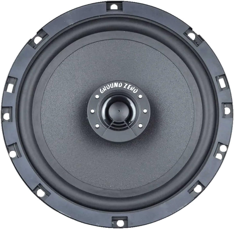 Ground Zero GZIF 6501FX, 2-Wege Koaxial-Lautsprechersystem mit geringer Einbautiefe, 110 Watt max