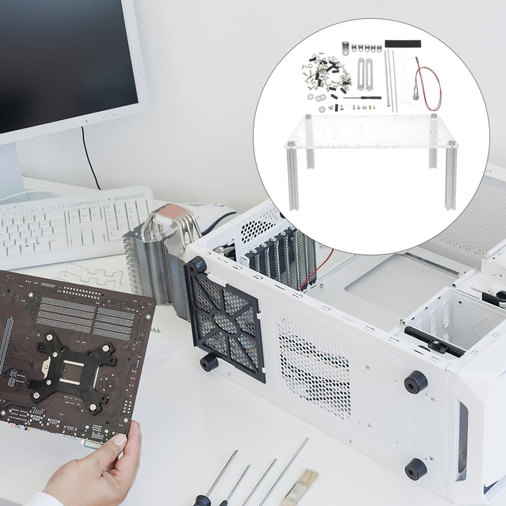 Gadpiparty 1 Set Computer Open Frame/Open Air Frame Chassis Bracket Computer Case