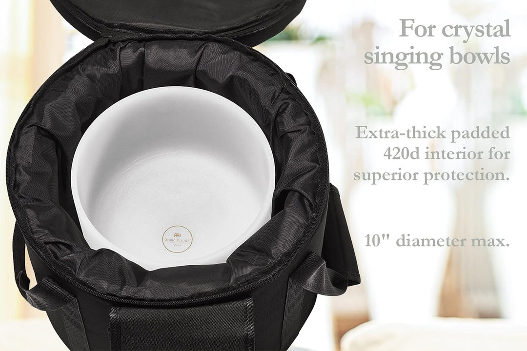 Sonic Energy Tasche für Kristallklangschale – 10" – Aus Nylon, mit Innenpolster – Für Transport und
