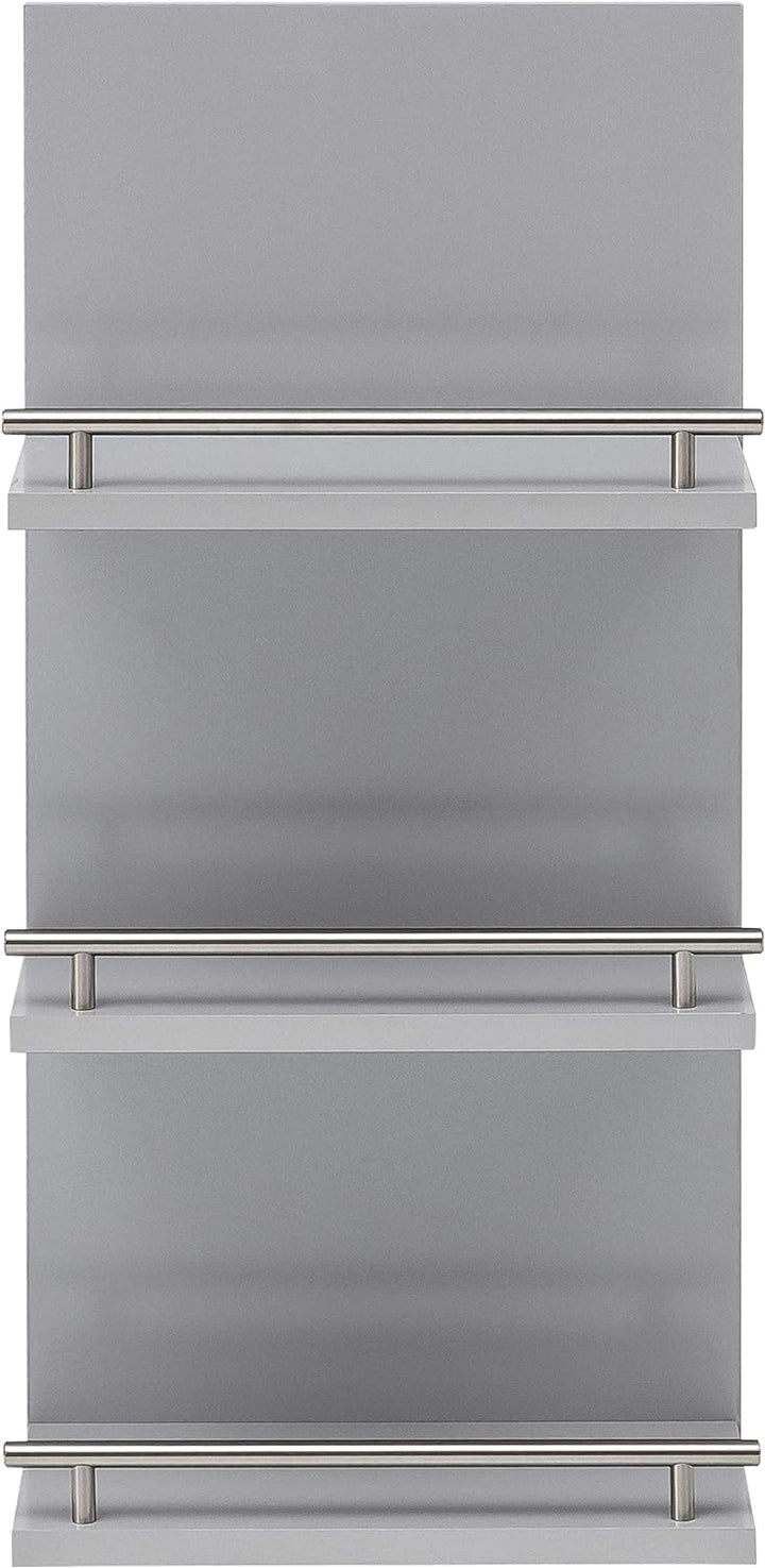 Schildmeyer Regal, Silber Glanz, 30,3/17,4/70,2 cm, Silber Glanz