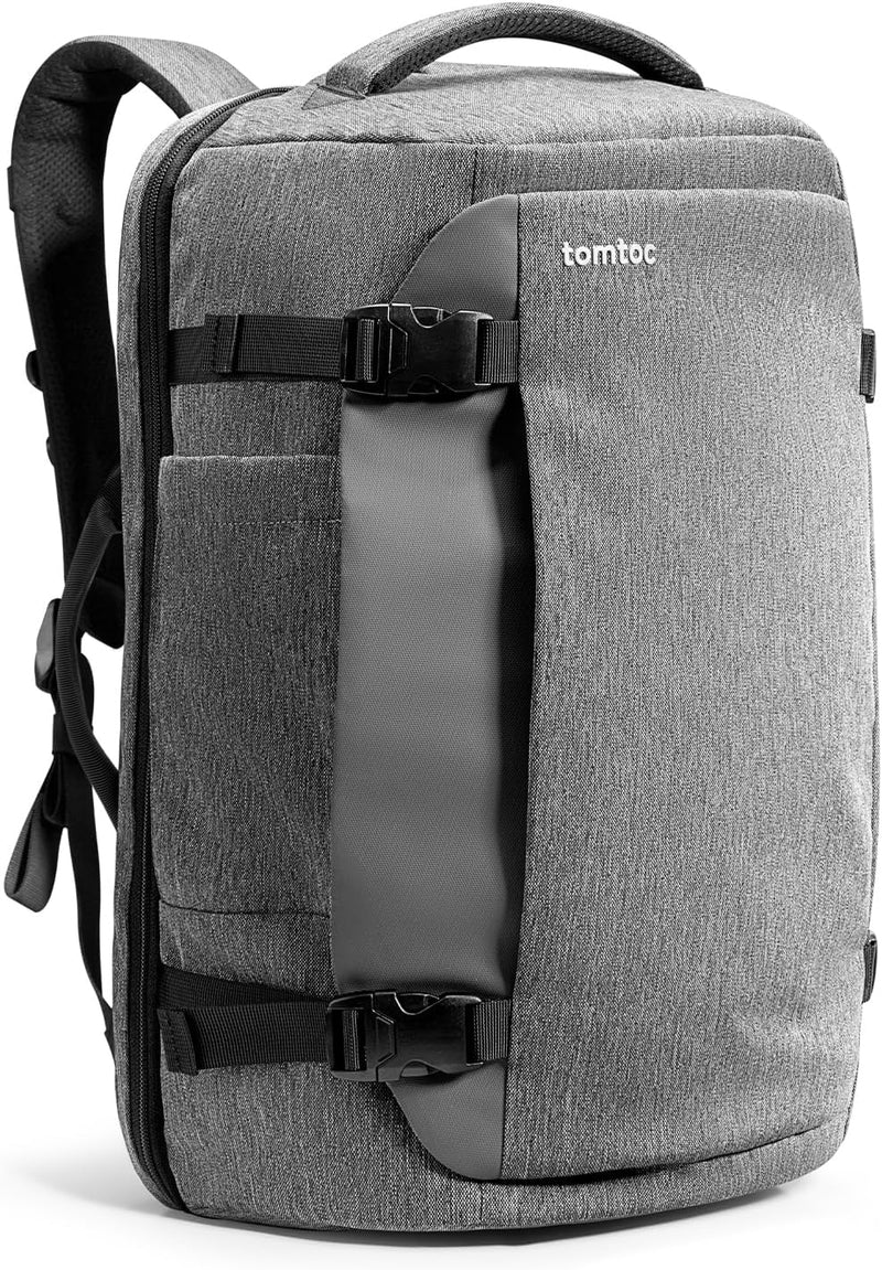 tomtoc 40L Reiserucksack, TSA Freundlich Handgepäck Rucksack Travel Backpack für 15,6-17 Zoll Laptop