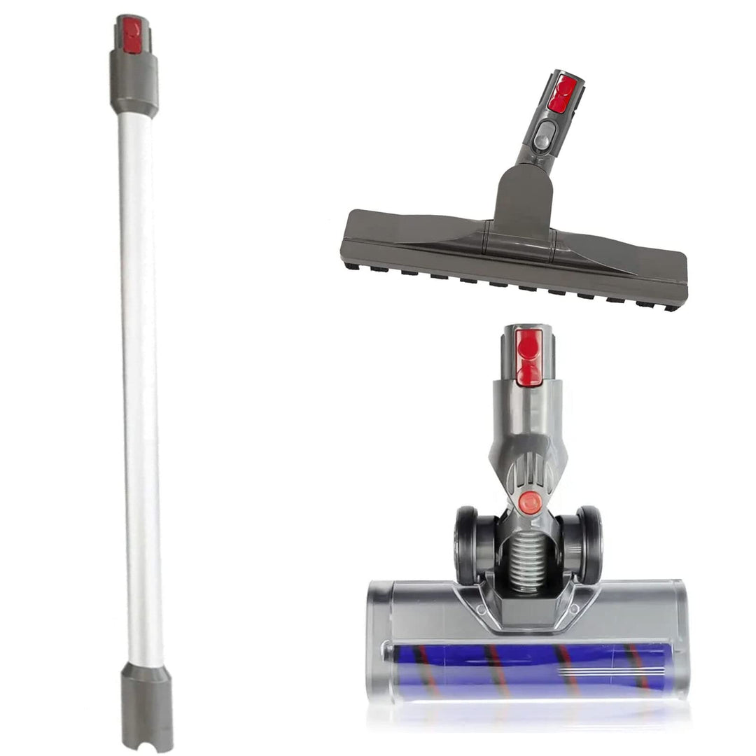 Turbobürste + Rohr + Parkettdüse für Dyson V7 V8 V10 V11 V15 Zubehör Set Staubsaugerrohr Staubsauger
