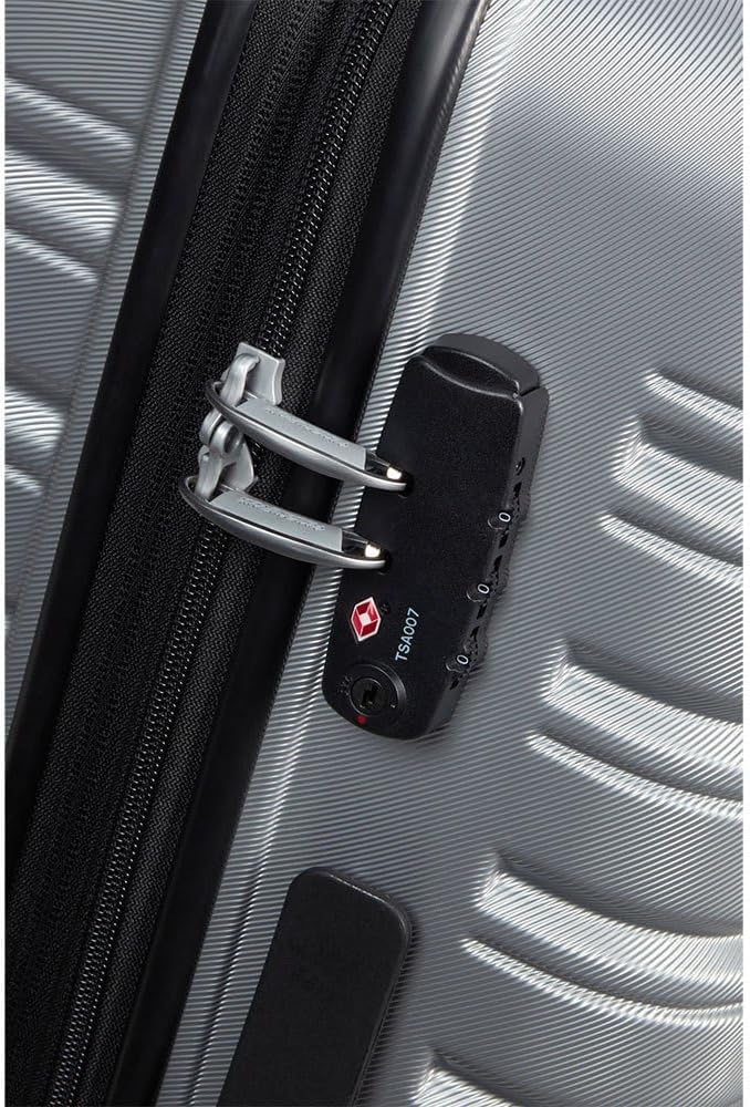 American Tourister Flashline - Spinner L, Koffer, 78 cm, 100/109 L, Silber (Sky Silver) Silber (Sky