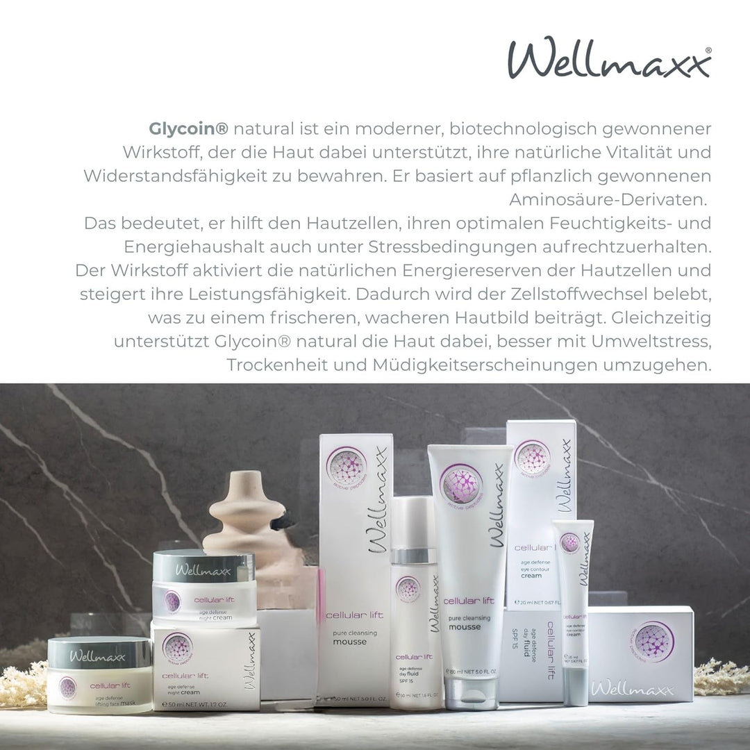 Wellmaxx cellular lift age defense day fluid SPF 15