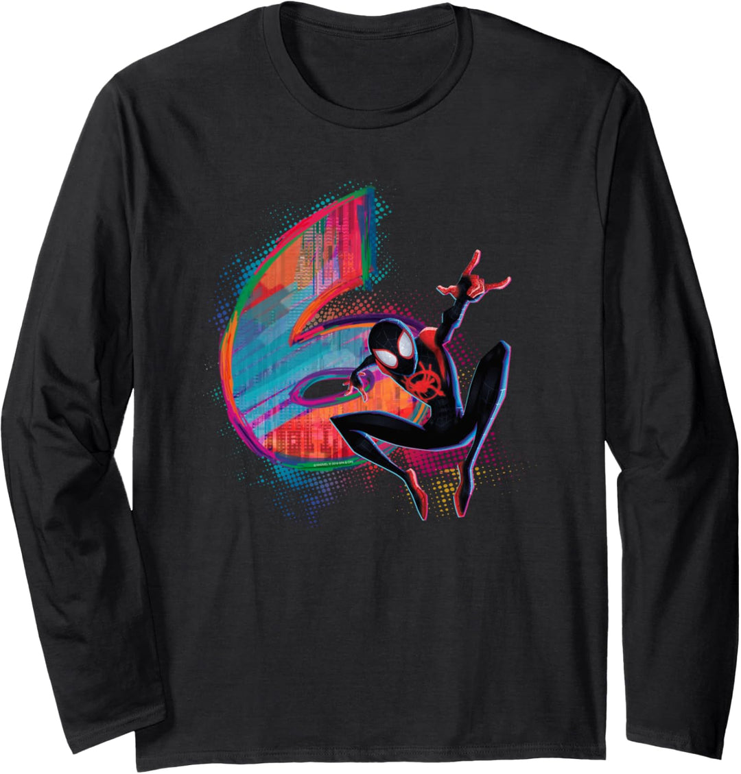 Marvel Spider-Man Miles Morales 6th Birthday Graphic Langarmshirt