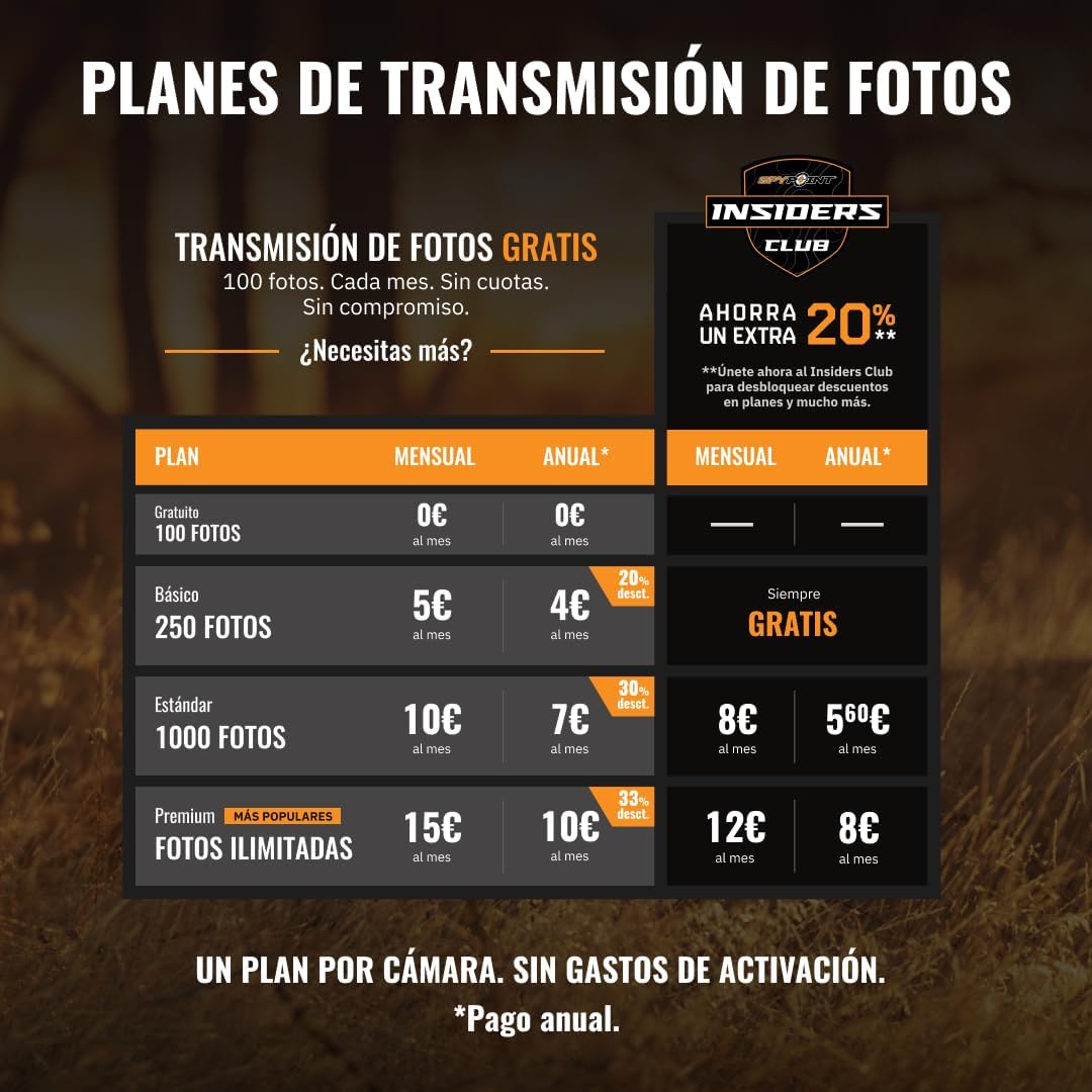 SPYPOINT Flex E-36: Wildkamera mit Videoübertragungen, inkl. SIM-Karte, 16GB SD-Karte und Batterien,