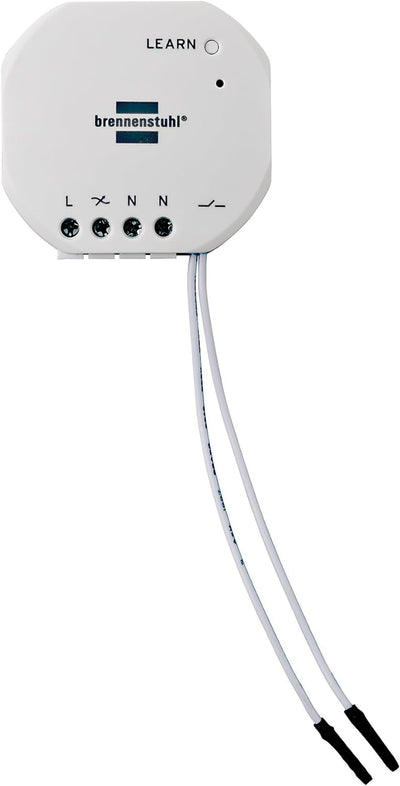 Brennenstuhl BrematicPRO Smart Home Unterputz-Lichtschalter mit Schalteranbindung (Unterputz-Funksch