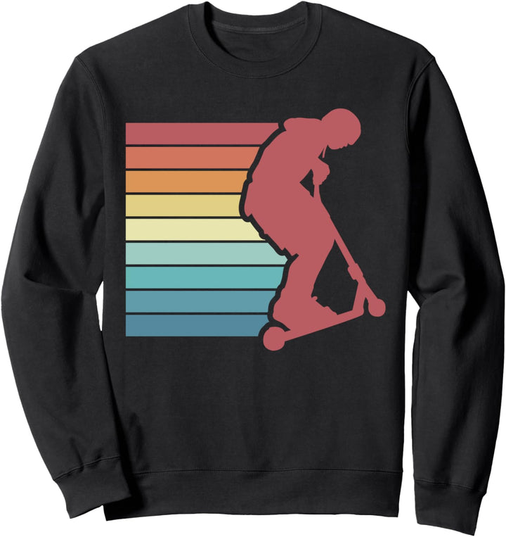 Stunt Scooter Tretroller Retro Vintage Sweatshirt
