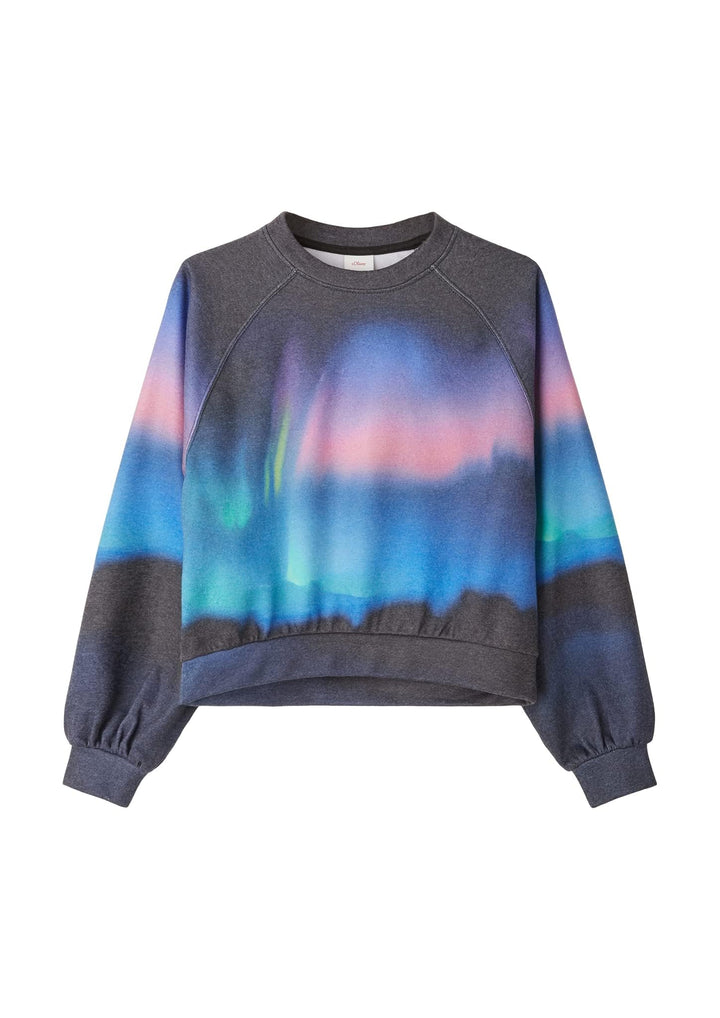 s.Oliver Mädchen Sweatshirt 164 Schwarz, 164 Schwarz