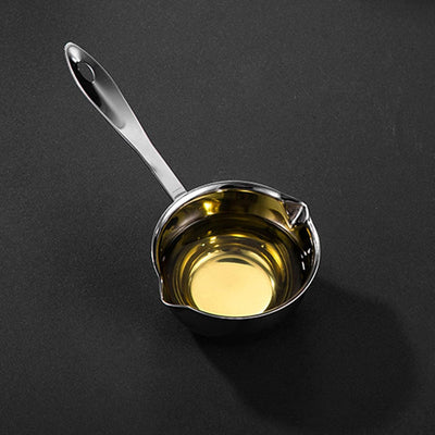 Butterwörmer-Topf, Butterwörmer-Topf, Alles in Einem Flachen Induktionsboden, Edelstahl, Mini-Butter