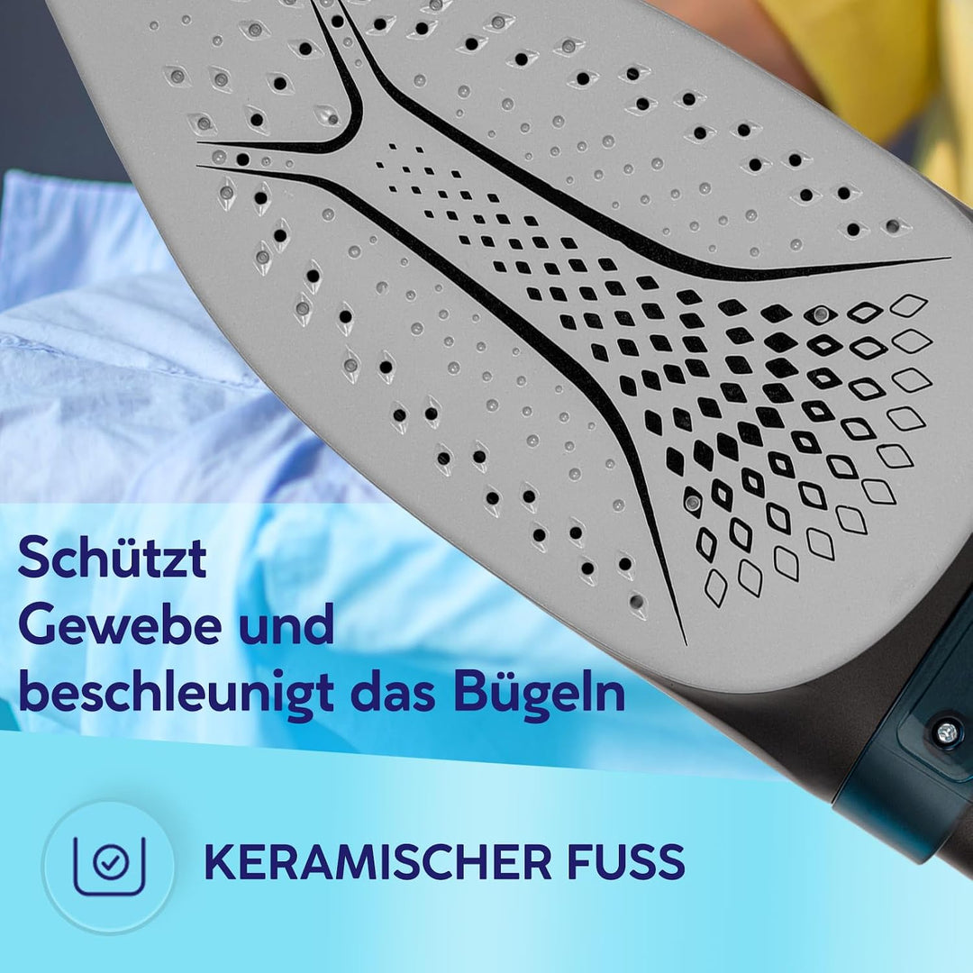 MPM Dampfbügeleisen mit Abschaltautomatik 3500W - Bügeleisen mit Vertikaldampf, Dauerdampf 35g/min -