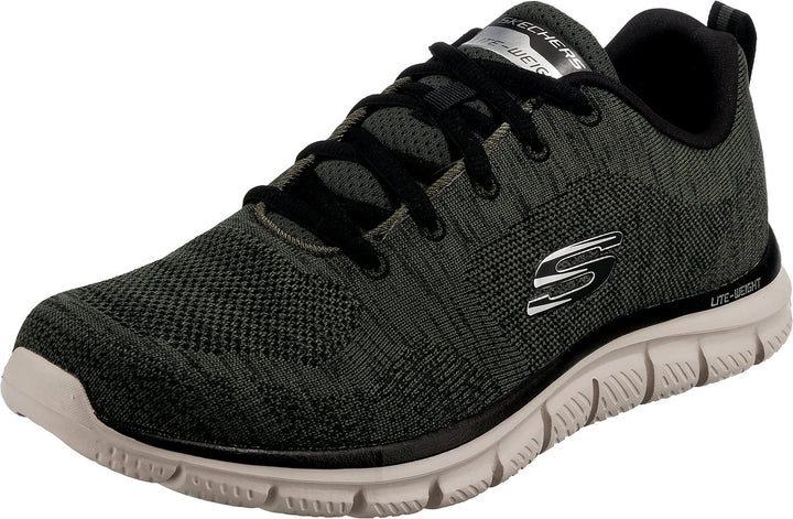 Skechers Herren 232298 BBK Sneaker 41 EU Olive Knit Black Trim, 41 EU Olive Knit Black Trim