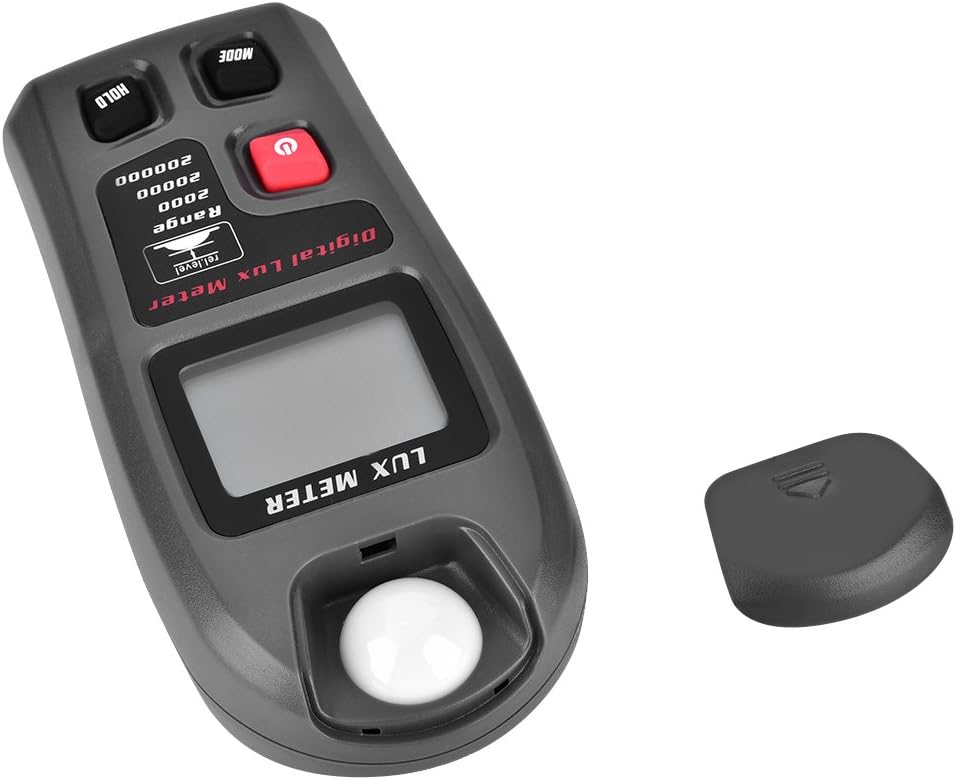 Automatischer digitaler Luxmeter, Luxmeter, für alle Lichtquellen, inklusive LED, Lichtbeleuchtung f