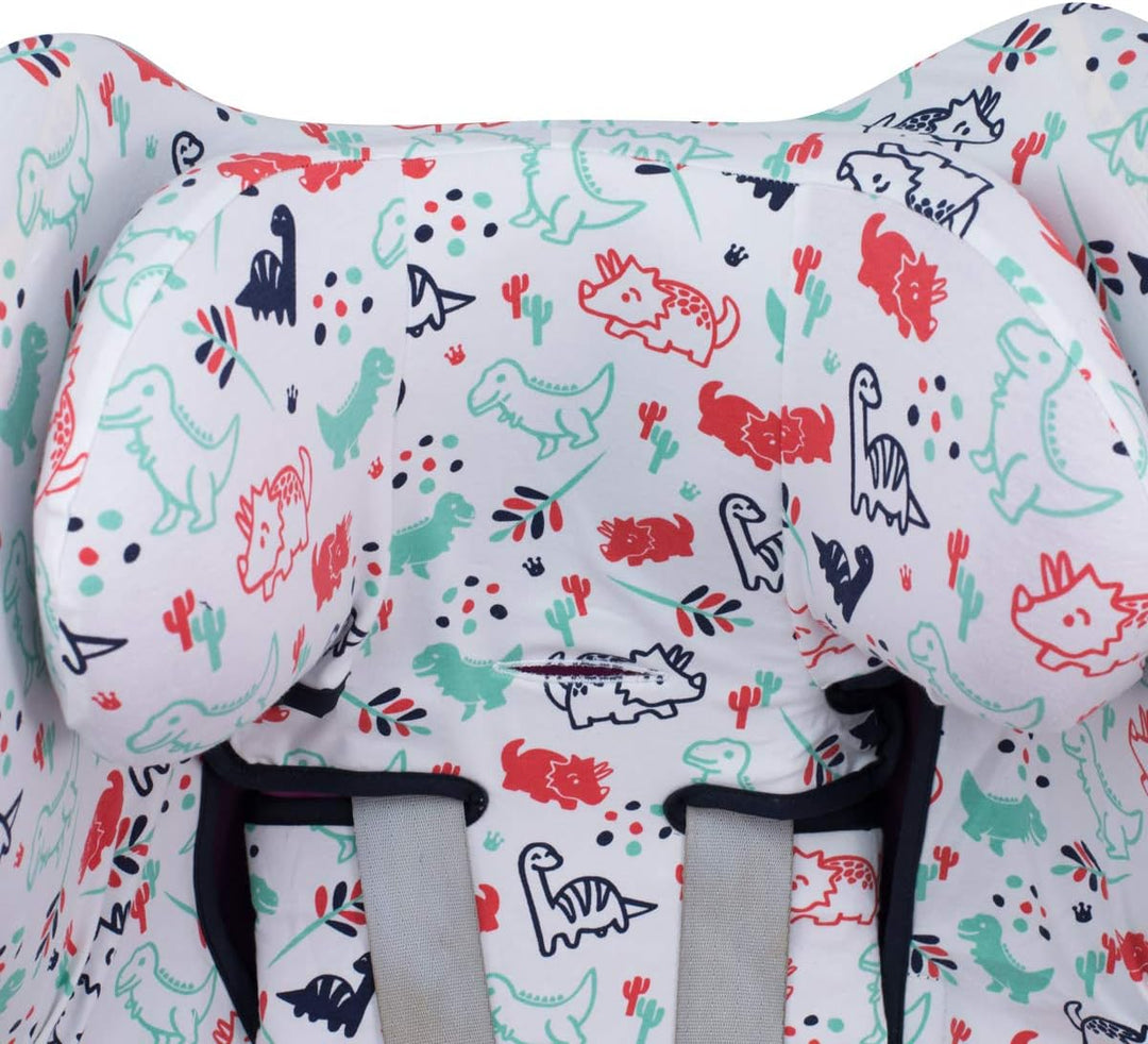 JYOKO KIDS Bezug kompatibel mit Cybex Sirona, Q I Size (DINO PARTY, SIRONA)