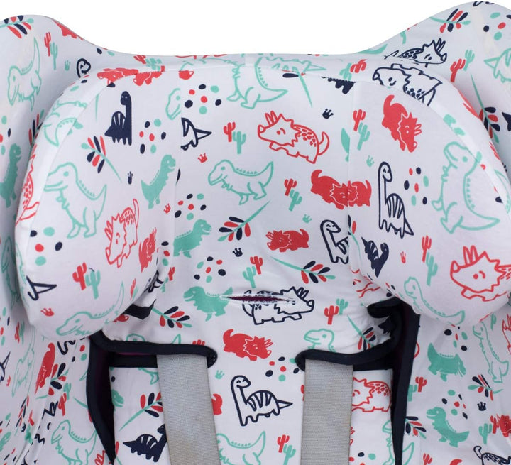 JYOKO KIDS Bezug kompatibel mit Cybex Sirona, Q I Size (DINO PARTY, SIRONA)